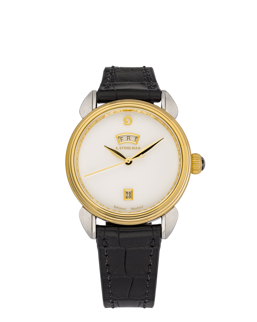 E. Stohlman Watch Co. The Earl, Limited Edition - White Jade Dial