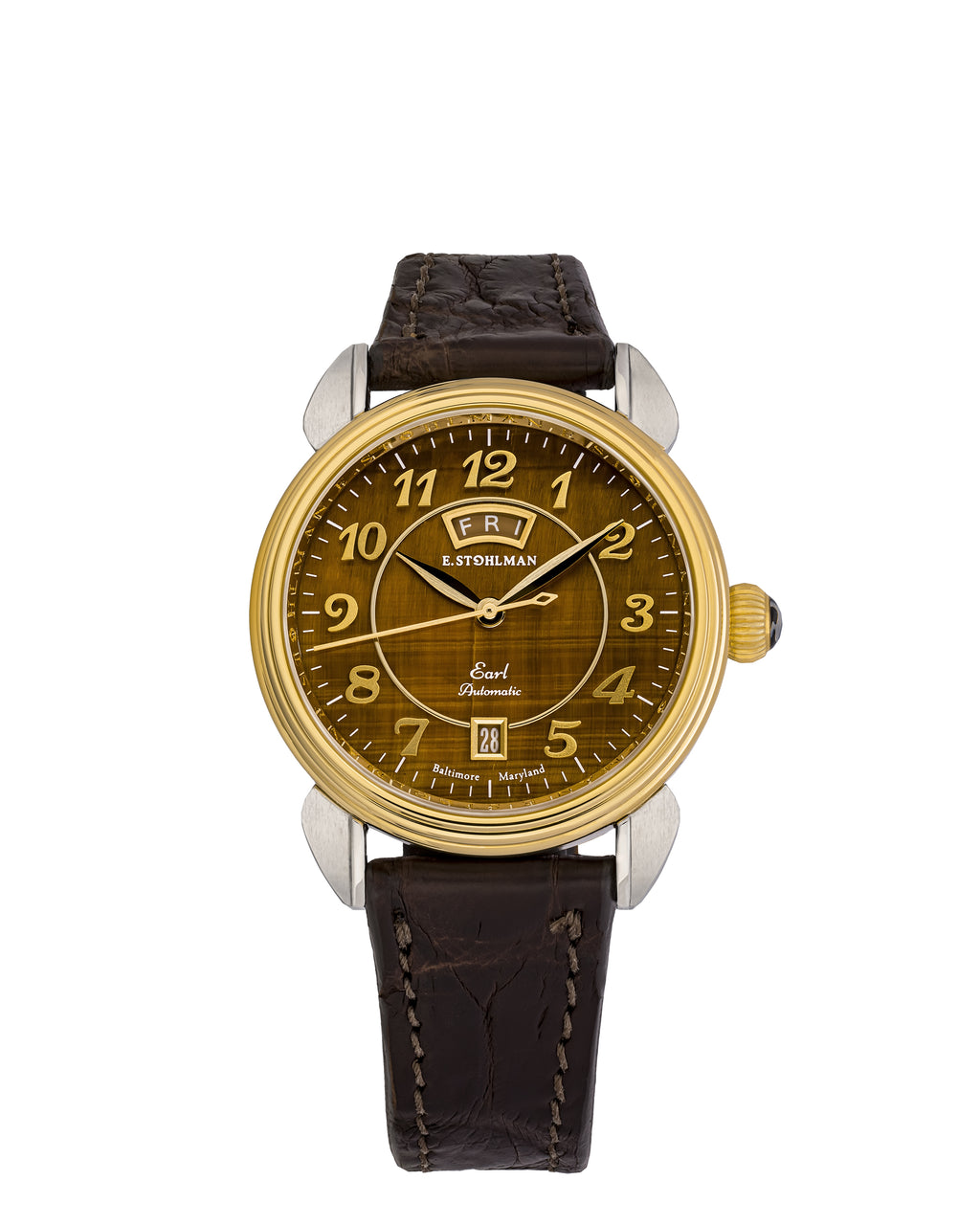 E. Stohlman Watch Co. The Earl, Limited Edition - Tigers Eye
