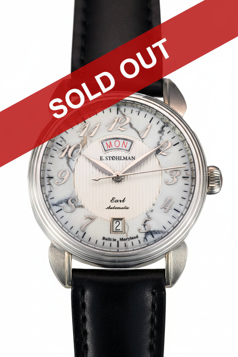 The Earl, Limited Edition - White Marble Dial