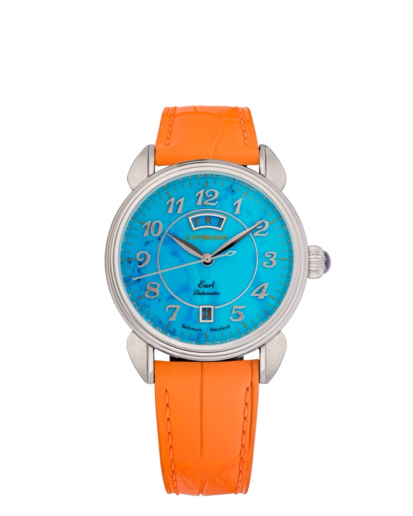 E. Stohlman Watch Co. The Earl, Limited Edition - Turquoise Dial