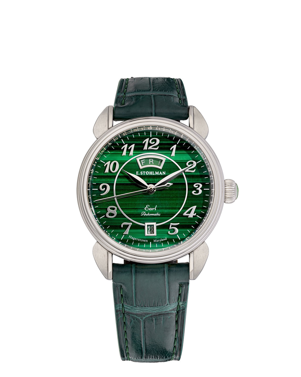E. Stohlman Watch Co. The Earl, Limited Edition - Malachite